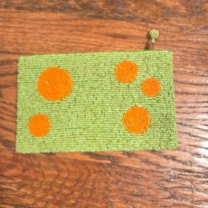 Great summer beaded clutch or wallet
